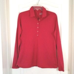 Boys XL Nike Golf Dri Fit Red Shirt
